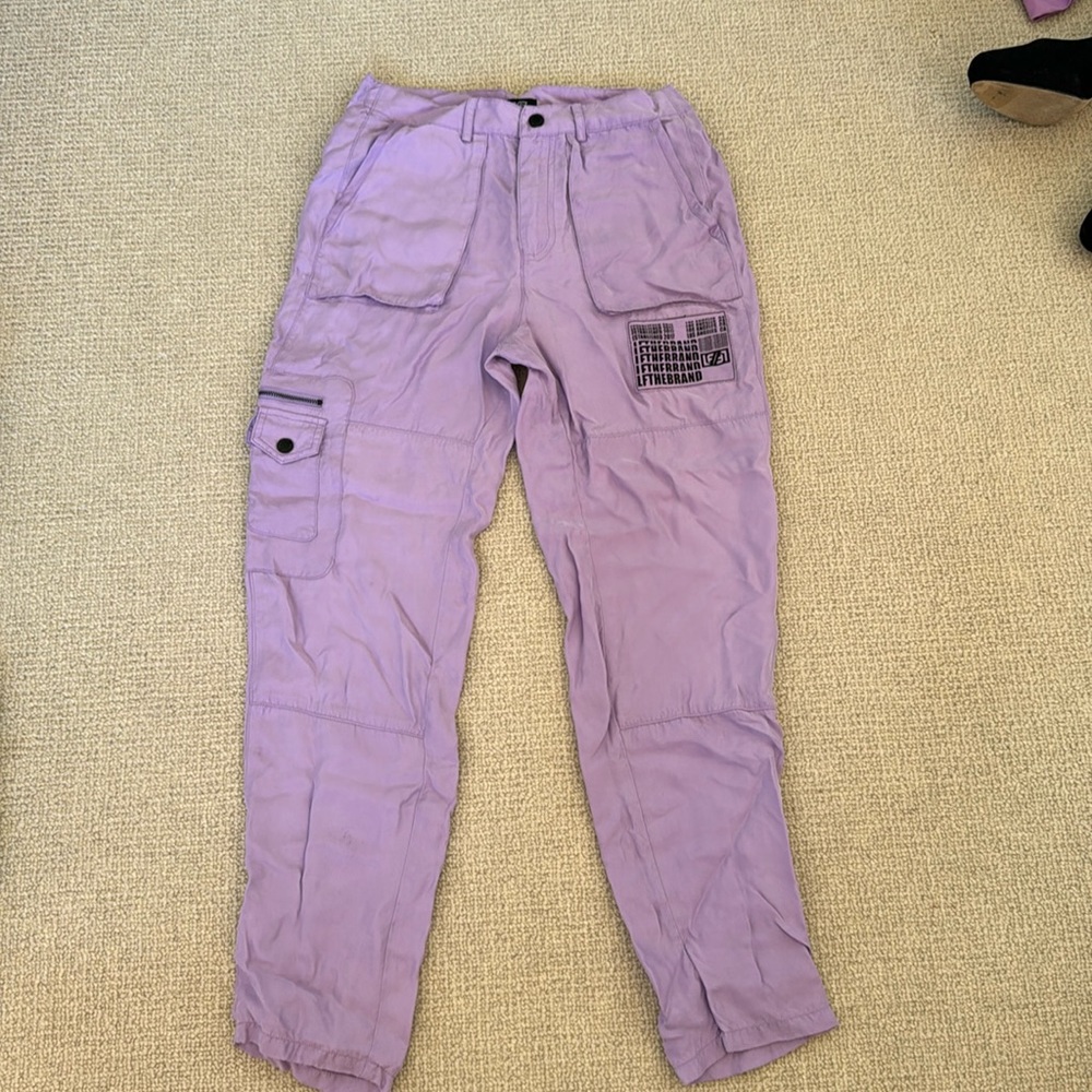 LF lilac purple cargo pants